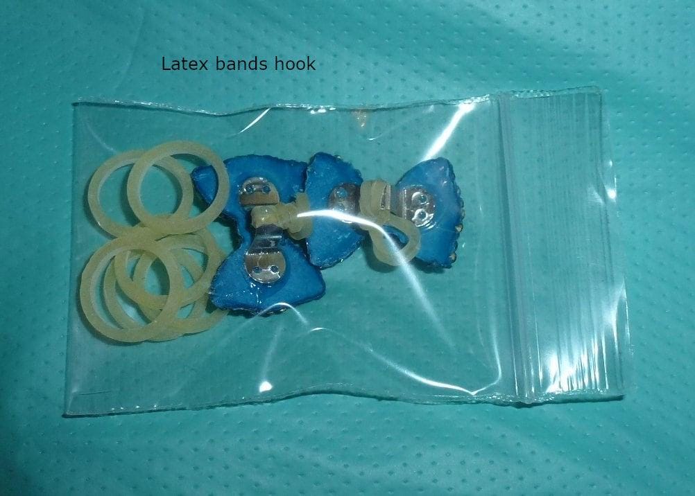 Puppy bows ~ tiny 3/4" rhinestone bowknot dog bow pet hair clip topknot barrette