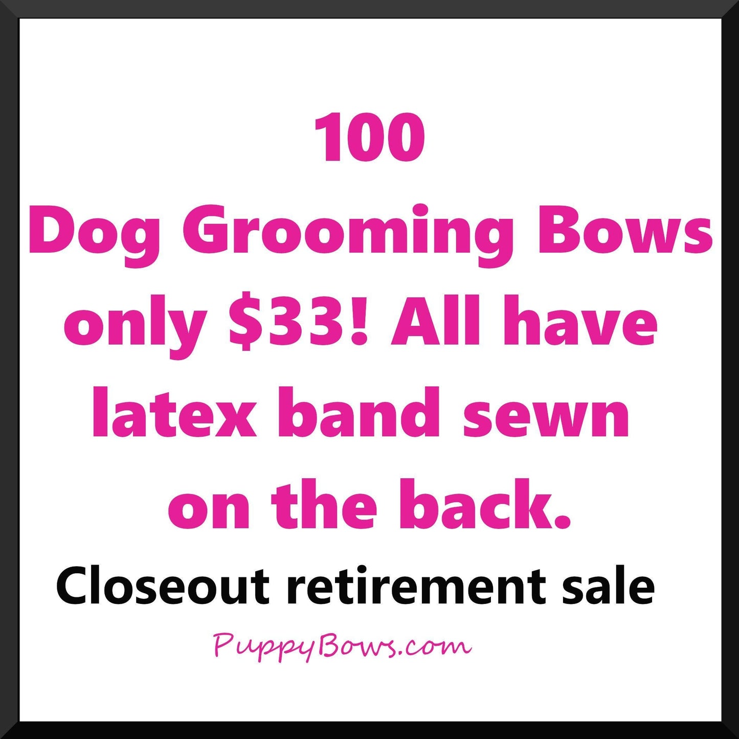 100 dog grooming bows for 33.00 hair bow for dog groomer tools random assortment