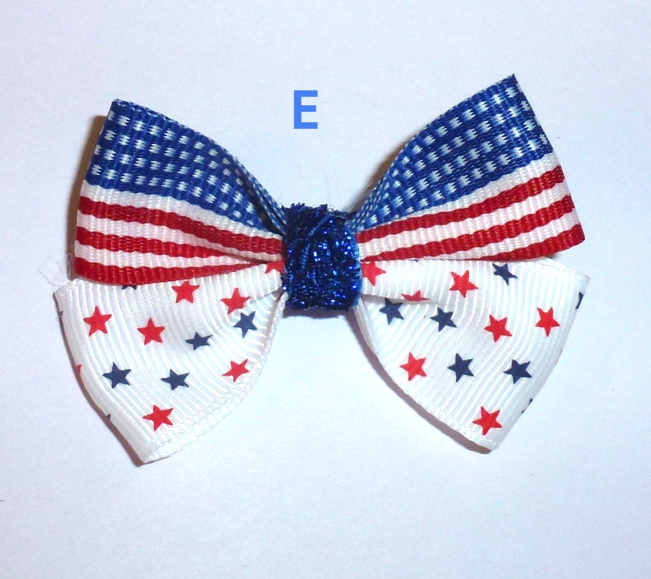 Puppy Bows ~USA Patriotic 4th of July dog bow pet hair clip barrette or bands