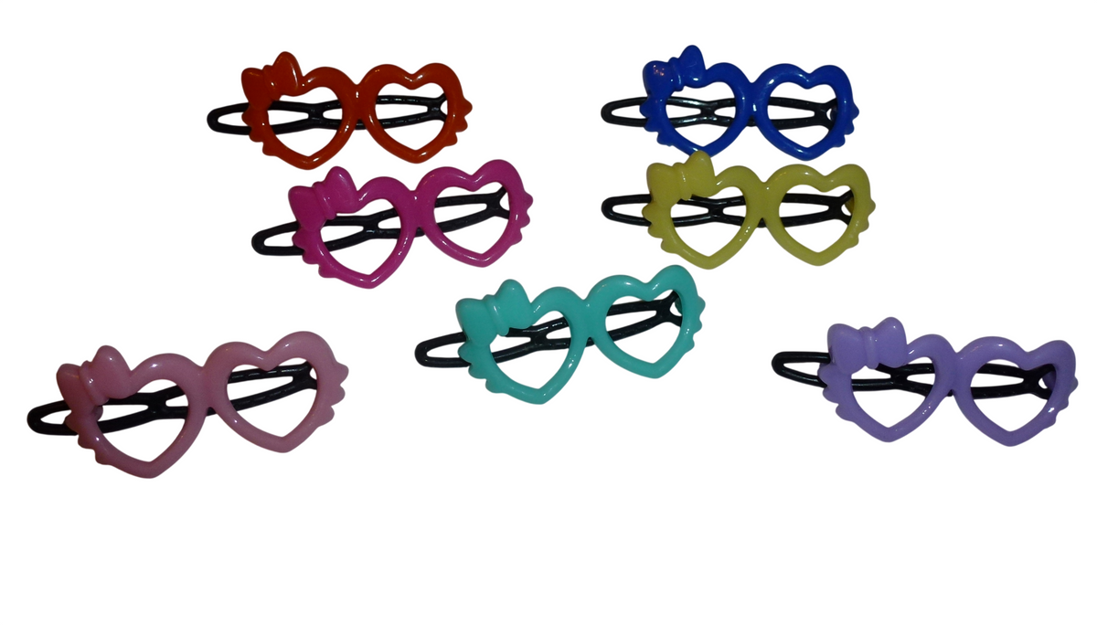 7-10pcs Plastic Vintage Bows for Dogs Hinge Barrette Clips For Dog Hair Grooming